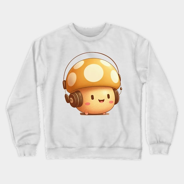 Mushroom hop kawaii gamer video gamer Crewneck Sweatshirt by geekmethat